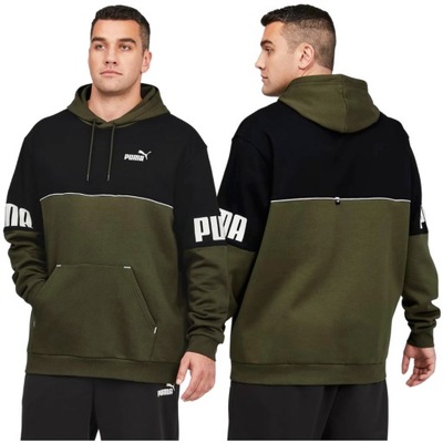 Bluza Męska Dresowa Puma Z Kapturem Wkładana XL