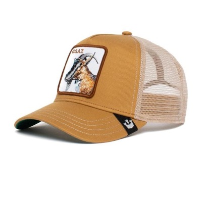 Czapka z daszkiem Goorin Bros The Goat Trucker beżowa