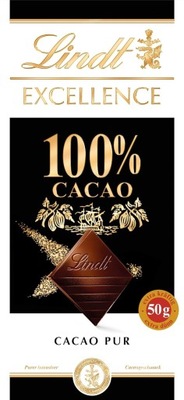 Lindt Excellence czekolada 100% kakao 50 g DE