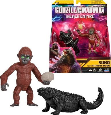 Godzilla x Kong: The New Empire, 3.5-Inch Suko and Titanus Doug Action Figu