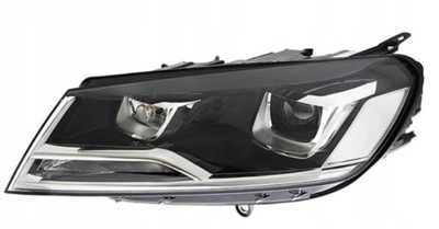 Левый фара vw touareg lift 2014-2018 ксенон фото №1