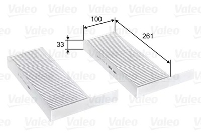 VALEO 715808 FILTER CABIN PC ESSENTIAL / USUAL  