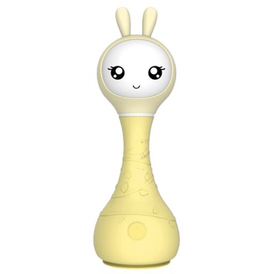 Grzechotka interaktywna Alilo Smarty Bunny żółta