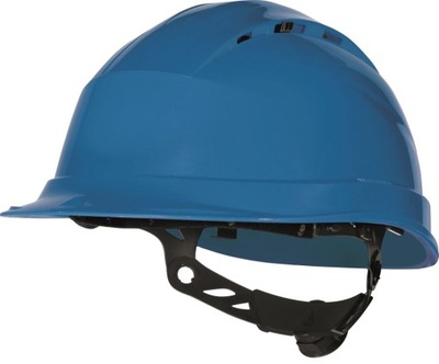 HEŁM KASK OCHRONNY roboczy regulowany BHP blue