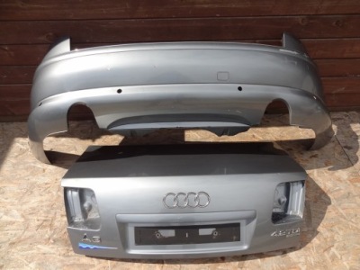 Кришка багажника бампер задня ly7g audi a8 d3 фото №1