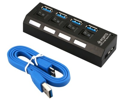 Hub USB - 4 porty USB 3.0