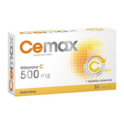 CeMax 500 mg 30 tabletek o przed.uwalniania