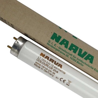 Świetlówka Narva T8 18W/830 3000K warmwhite COLOURLUX plus