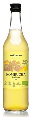 KOMBUCHA IMBIROWA BIO 500 ml - ZAKWASOWNIA