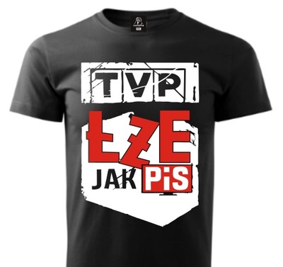 KOSZULKA T-SHIRT NONAME - TVP ŁŻE JAK PiS L