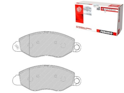 Ferodo тормозные колодки тормозные ford transit 2.0d/2.3/2.4d фото №1