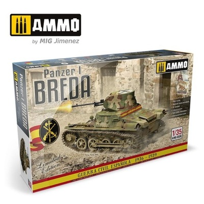 AMMO MIG 8506 1:35 Panzer I Breda Spanish Civil War 1936 1939 Limited Editi