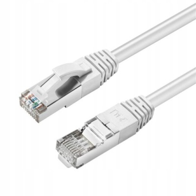 MicroConnect CAT6A S/FTP 20m Biały LSZH