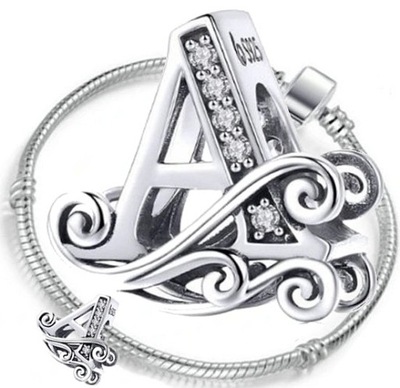 Charms zawieszka LITERA "A"