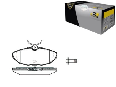 Гальмівні колодки гальмівні задня jaguar s-type 99 roadhous фото №1
