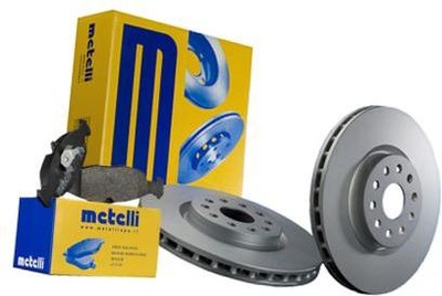 METELLI DISCOS + ZAPATAS PARTE TRASERA PEUGEOT 407 607 290MM  