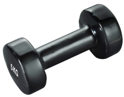 HANTELKA HANTLA WINYLOWA CIĘŻAREK DO ĆWICZEŃ 5 KG