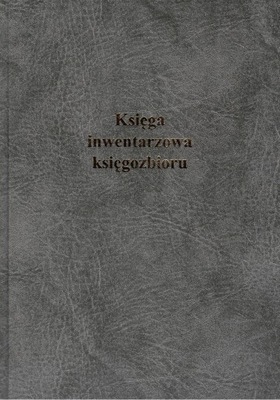 Księga inwentarzowa księgozbioru (100 kartek)