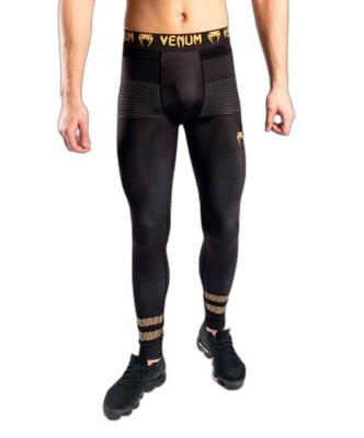 Legginsy treningowe sportowe męskie czarne VENUM Club 182 XL