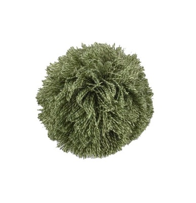 Pompon włóczkowy 10 cm śr. Akryl Zielony Melanż