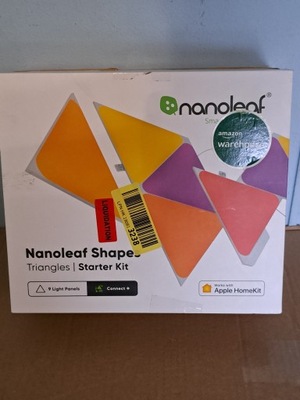 Panele świetlne Nanoleaf Shapes Mini Triangles Starter Kit 9 szt, OPIS
