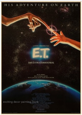 PLAKAT FILMOWY E.T. - FORMAT A3