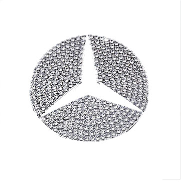 DIAMENTOWA НАКЛЕЙКА NA РУЛЬ MERCEDES 50MM