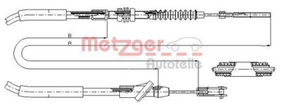 METZGER 18.6103 CIĘGŁO, УПРАВЛЕНИЕ СЦЕПЛЕНИЕМ