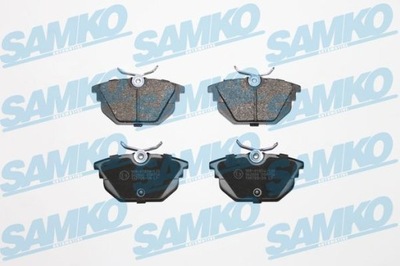 SAMKO 5SP736 SET PADS HAMULCOWYCH, BRAKES TARCZOWE  