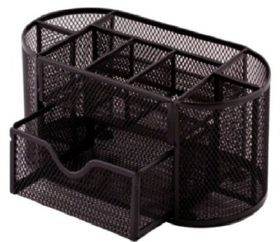 BIUROWY PRZYBORNIK ORGANIZER NA BIURKO czarny O2