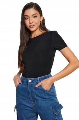 BOOHOO GŁADKI DOPASOWANY T-SHIRT XXL