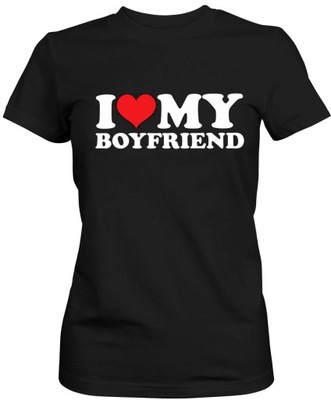 Koszulka T-shirt I love my boyfriend