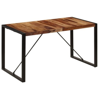 Stół jadalniany, 140 x 70 x 75 cm, lite drewno s