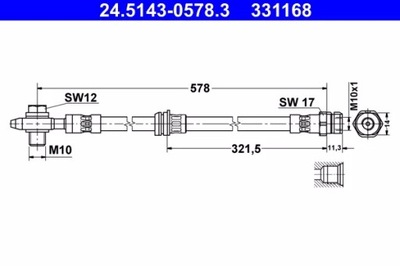 LAIDAS HAM. ELAST. VW P. TIGUAN 1.4- 2.0 07- 18 LE- PR 