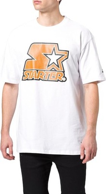 Koszulka T-shirt biały męski XXL STARTER X9D119