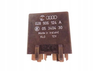 Реле свеча volkswagen оригинальный номер 028906124a фото №1