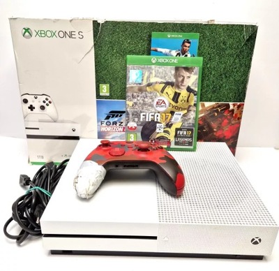 KONSOLA XBOX ONE S Z GRĄ FIFA 17 CZYTAJ OPIS!