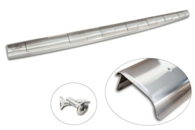 Молдинг багажная задняя борт ford ranger v 2011-2022 сталь серебристый фото №1