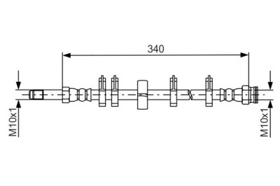 LAIDAS HAM. ELAST. IVECO T. DAILY 06- LE/PR 1987481667 BOSCH 