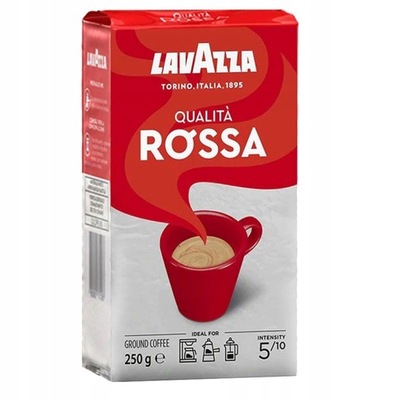 Kawa mielona LAVAZZA QUALITA ROSSA 250g Oryginał