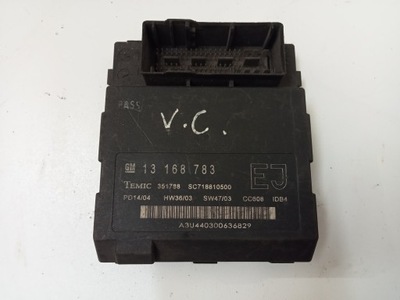 Модуль комфорту opel оригінальний номер 13168783 ej фото №1