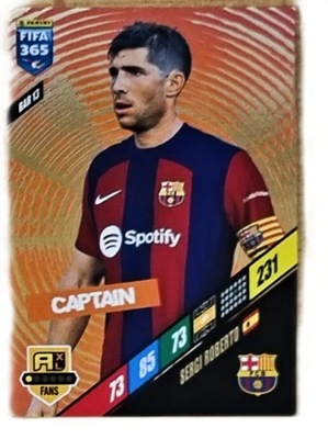 FIFA 365 2024 CAPTAIN BAR 13 SERGI ROBERTO