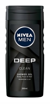 NIVEA MEN Żel pod prysznic Deep Clean 250 ml