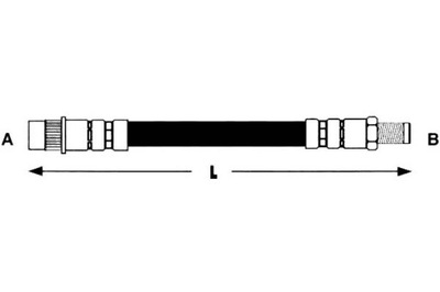 Brembo шланг гальмівний renault grand scenic ii 2 фото №1