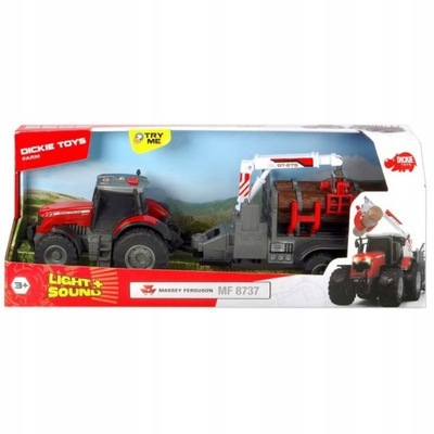 DICKIE Farm Traktor Massey Ferguson 8737 42cm 203737003 Simba