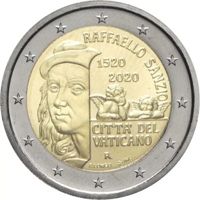 Watykan - 2 Euro Raffael Sanzio - 2020