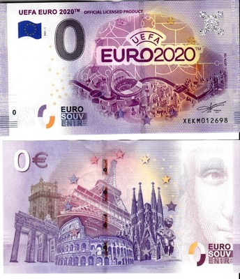 UE -Banknot 0-euro-Niemcy 2021-1 UEFA EURO 2020