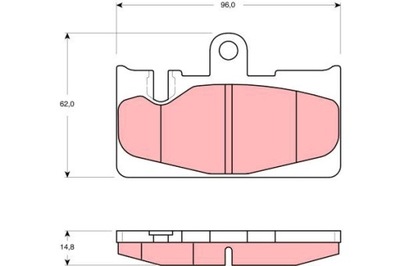 PADS BRAKE - SET GDB3323  