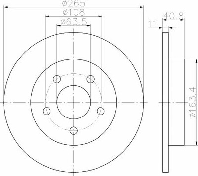 DISCO DE FRENADO FORD C-MAX/FOCUS TEXTAR 92133703 DISCO DE FRENADO  