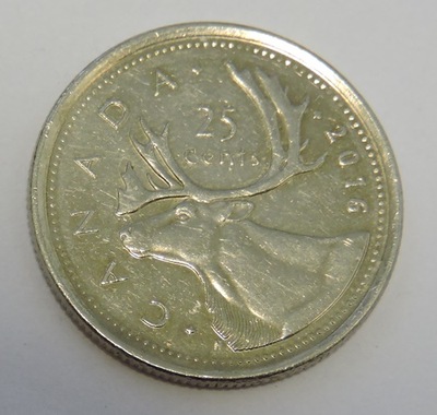 KANADA 25 cents 2016 Caribou